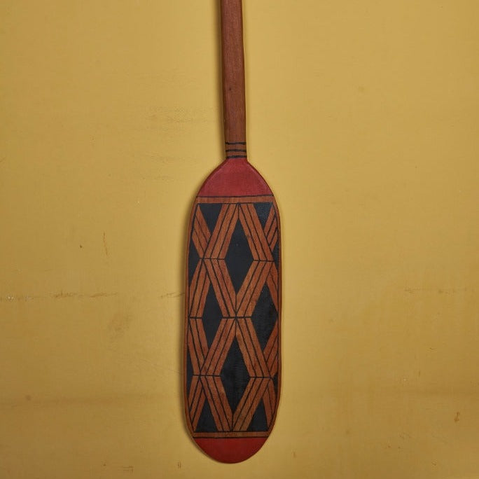 Remo Decorativo de Madeira Kamayurá